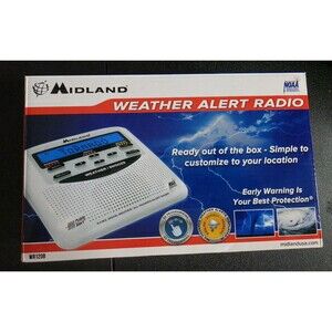Midland WR-120EZ Emergency Weather Alert Radio Woth Alarm Clock